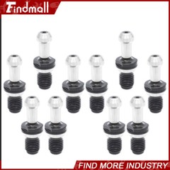 Findmall 10pcs BT40 45°0.589″ Pull Stud Retention Knob Fit For Hass Kia Toshiba