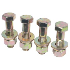 ProX XT-BTSBX4-G8 (4) 2.5″ Length Grade 8 Hex Short Truss Bolts Nuts and Washers