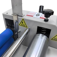 13″ 330mm 110V Laminator with 2 Knives Steel Roller Hot Cold Laminating Machine