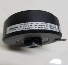 Warner Electric SF-400 24v DC Field/Rotor 4500 RPM PN: 5104-452-056
