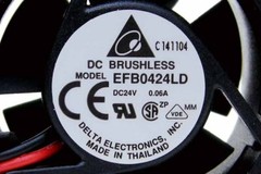 Delta EFB0424LD 24V 40x40x20 MM 2 Wire Fan