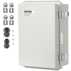 VEVOR Outdoor Junction Box 11.81×7.87×7.08 in ABS Plastic Electrical Enclosure