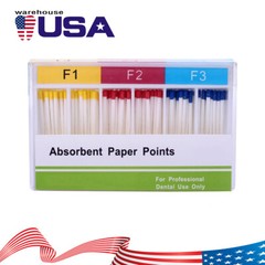 AZDENT Dental Endo Absorbent Paper Points 0.04/0.02 15-40#/Gutta Percha F1 F2 F3