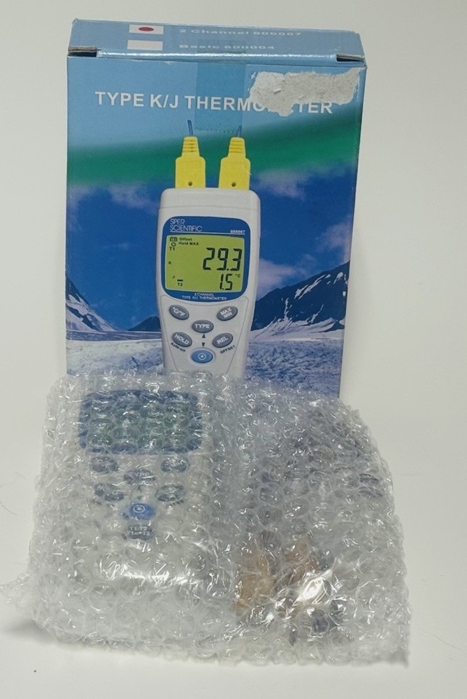 Sper Scientific Type K/J Thermometer (800007) – New
