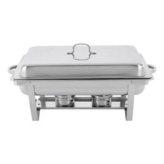 Catering Chafing Dish Food Warmer buffet set 316 Stainless Steel with 3 pan New