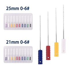 10Pc/Pack Dental Clinic High Quality Barbed Broaches Endodontic Steel Nerve 21mm