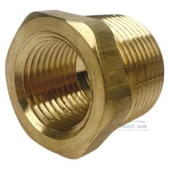 2 PC 3/4″ Male x 1/2″ Female Hex Reducer Bushing Adapter Pipe Reducing Fitting
