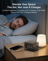 Portable Charger Block, Retractable Wall Charger, 40W PD Fast Charging Block wit