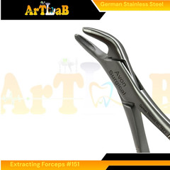 Set of 3 Dental Extraction Forceps Universal, Upper & Lower, #23,#150,#151