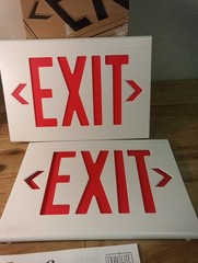 Dual-Lite Forms Collections LX EXIT Sign LXURWEI