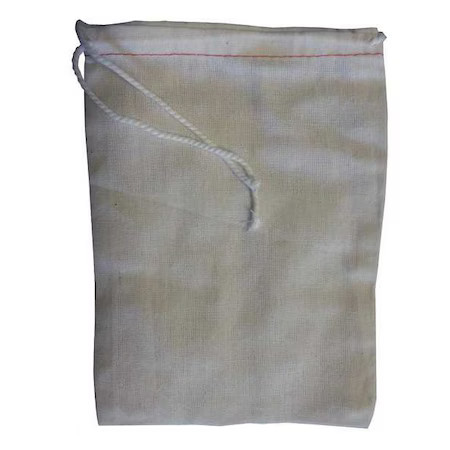 Midwest Pacific Mp-46Cb1 Cloth Bag, 1 Drawstring, 6 In L, Pk100