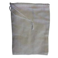 Midwest Pacific Mp-46Cb1 Cloth Bag, 1 Drawstring, 6 In L, Pk100