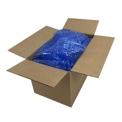 UOFFICE Small Bubble Blue Wrap – 60′ x 12″ Wide perforated every 12″