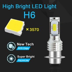 For Suzuki LTZ 400 Z400 QUADSPORT 2003–2008 6000K LED HeadLight Bulb White H6M
