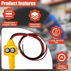 Electric Winch Handheld Wired Remote Controller Replacement Switch Yellow 12V