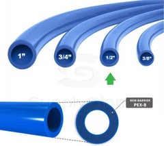 1/2″in x 300’ft Blue PEX Tubing Non Barrier Potable Water Pipe Plumbing PEX B