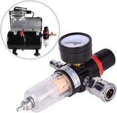 Efficient 1/4″ BSP Air Filter & Regulator – Maximum 130 PSI & Easy Installation