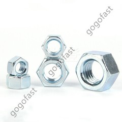 Galvanized Steel Hexagon Nuts M3 M4 M5 M6 M8 M10 M12 M16 M18 M20 M22-M36