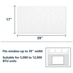 Window Air Conditioner Seal Kit – Universal Fit
