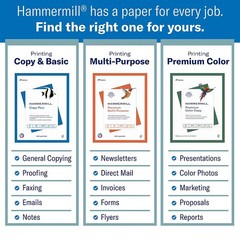 Hammermill Copy Plus 8.5″ x 11″ Copy Paper, 20 lbs., 92 Brightness, 5000 Sheets