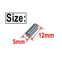 40 PCS 5x12mm Dowel Pins Metal M5 5mm Shelf Pegs Support 304 Stainless