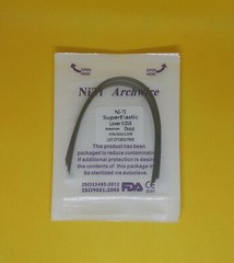 10Pcs/Pack Dental Super Elastic NITI Arch Wires Orthodontic Round Ovoid Form
