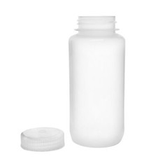 Eisco Labs 500ml Reagent Bottle, Wide Mouth with Screw Cap – Polypropylene