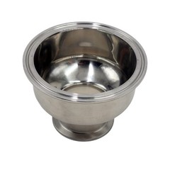 HFS(R) Tri Clamp 3″ to 6″ Hemispherical Bowl Reducers 304 Stainless Steel