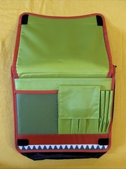 NWT Case-it Monsters The Flip Top 3-Ring Zipper Binder 2″ Capacity Book