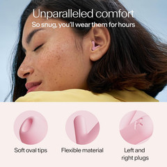 Alpine Silence Earplugs for Sleep, Focus & Travel – V-Shape Snug Fit & Soft O…
