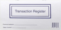 20 Pack Checkbook Registers for Personal Checkbook , Transaction Ledger 2024