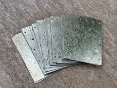 Sandbaggy Tie Plate for Wood (3-1/8″ x 5″) – Hot Dipped Galvanized Steel – 20 Ga
