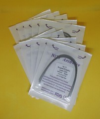 10Pcs/Pack Dental Super Elastic NITI Arch Wires Orthodontic Round Ovoid Form