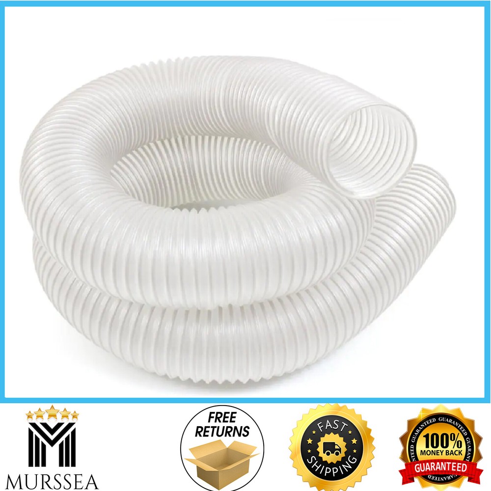 Anti-Static Flexible WEN 3403 Dust Extractor Collector Hose Universal Fit 4″x10′