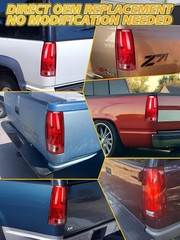 Tail Light Assembly for 1988-1998 Chevy GMC Sierra C/K 1500 2500 3500,