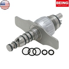 US BEING Dental High Speed Handpiece 4Hole Fiber Optic LED Coupler fit KAVO 6Pin