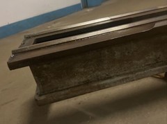 Vintage “The National Supply Co” Toledo Ohio Cast Iron 8’ Lathe Bed