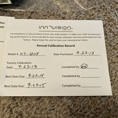 Innovision Devices Digital Wireless Wheelchair Scale WS-1204 1200lb