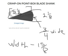 8 pack Box Blade Scraper Blade Ripper Shanks Points Tips fits 3/4″ Shank