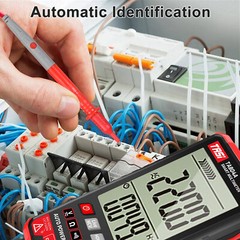 Multimeter Ohmmeter Voltmeter Digital Display Auto Range Test Volt Tester AC DC