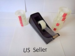 Wholesale 300 Rolls Crystal Clear Transparent Tape Dispenser Refill 3/4″x1000″