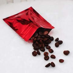100 New Glossy Flat Red Aluminum Mylar Foil Resealable Bags 7.5x10cm (3×4″)