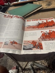 Allis Chalmers Model 100 Self Propelled Harvester Illustrated Advertisement
