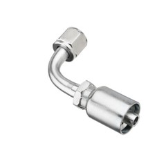 NEW 10x 13943 6-6 PK STYLE HYDRAULIC HOSE FITTINGS 3/8″ Hose 3/8″ FJIC 90 Degree