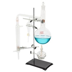 1000ml Lab Distillation Apparatus Chemistry Essential Oil Distilling Glassware