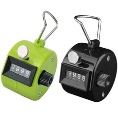 4 Digit Number Dual Clicker Golf Hand Tally Counter Handy Convenient Pack of 2