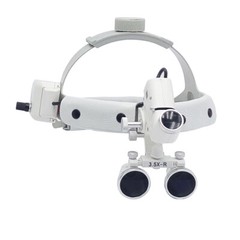 3.5X-R AZDENT Dental Surgical Headband Binocular Loupes LED Head Light DY-106