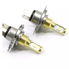 2PS H4 9003 CSP LED Fog Driving Light Bulbs Conversion Kit Super White 6000K