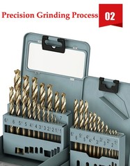 Twist Drill Bit M35 HSS-CO Cobalt Drill Bits For Drilling Stainless Steel 1~20mm