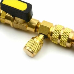 HVAC Tool AC Schrader Valve Core Remover Dual Size 5/16″&1/4″ Port Installer